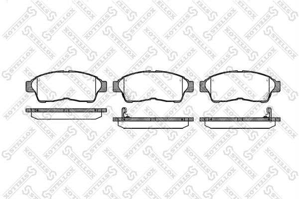 STELLOX 413 002B-SX Brake Pad Set, disc brake