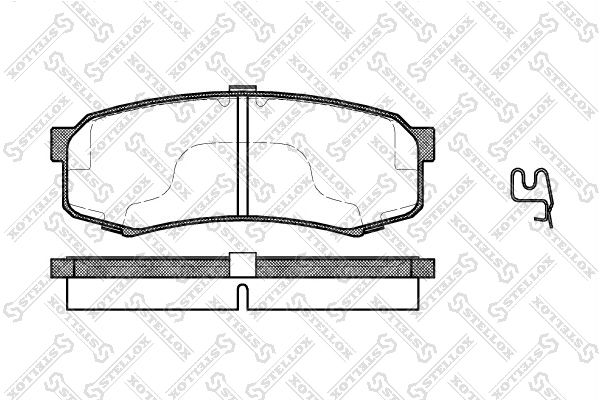 STELLOX 424 004B-SX Brake Pad Set, disc brake