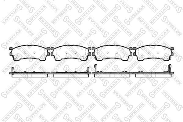 STELLOX 426 004-SX Brake Pad Set, disc brake