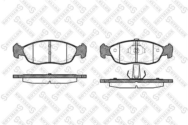 STELLOX 472 010B-SX Brake Pad Set, disc brake