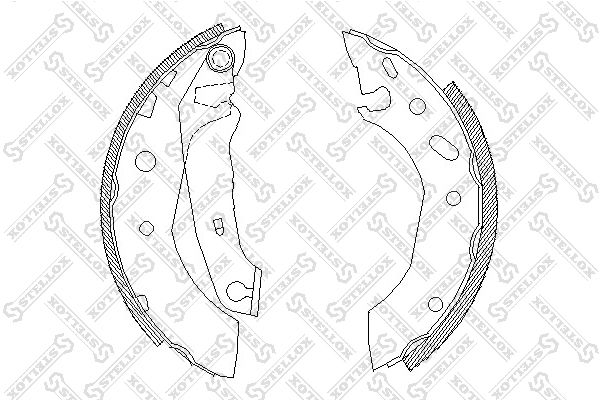 STELLOX 518 101-SX Brake Shoe Set