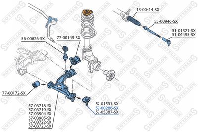 Ball Joint STELLOX 52-00286-SX