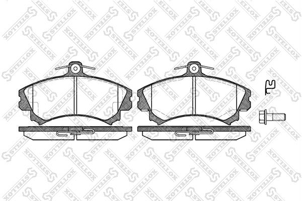 STELLOX 601 002B-SX Brake Pad Set, disc brake