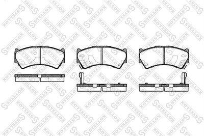 Brake Pad Set, disc brake STELLOX 603 052B-SX