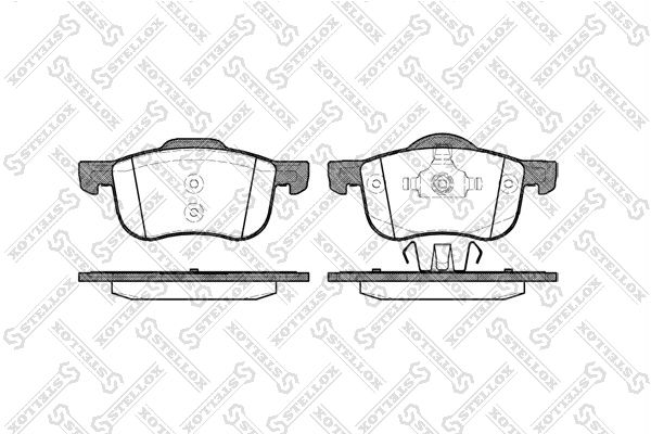 STELLOX 724 000B-SX Brake Pad Set, disc brake