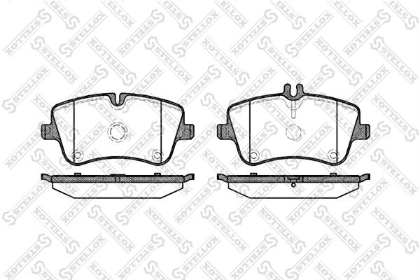 STELLOX 779 000B-SX Brake Pad Set, disc brake