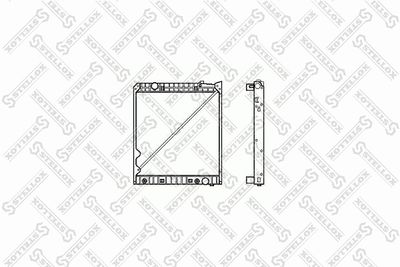 Radiator, engine cooling STELLOX 81-03308-SX