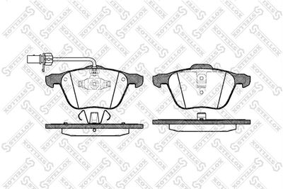 Brake Pad Set, disc brake STELLOX 847 002B-SX