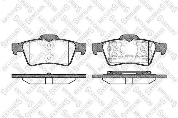 STELLOX 853 000B-SX Brake Pad Set, disc brake