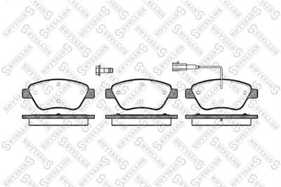 Brake Pad Set, disc brake STELLOX 869 001-SX