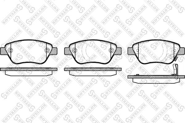 STELLOX 869 031B-SX Brake Pad Set, disc brake