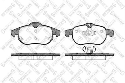 Brake Pad Set, disc brake STELLOX 899 000B-SX