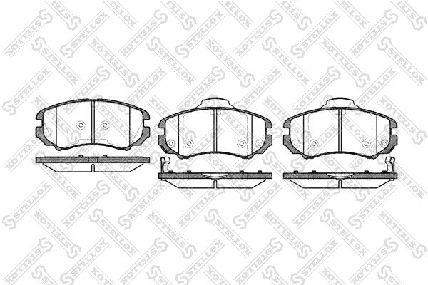 STELLOX 964 002B-SX Brake Pad Set, disc brake