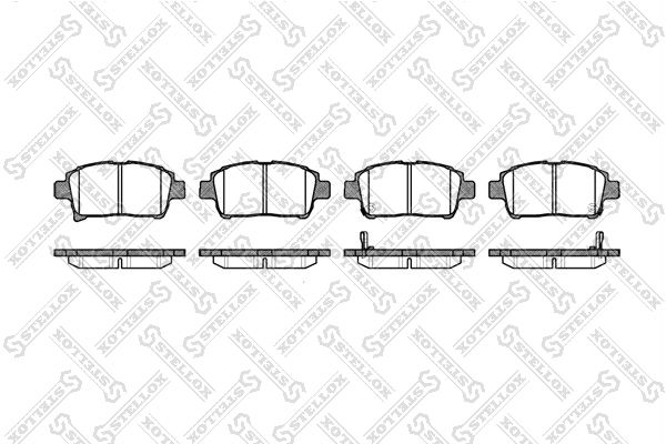 STELLOX 982 002-SX Brake Pad Set, disc brake