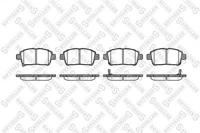 Brake Pad Set, disc brake STELLOX 982 002-SX