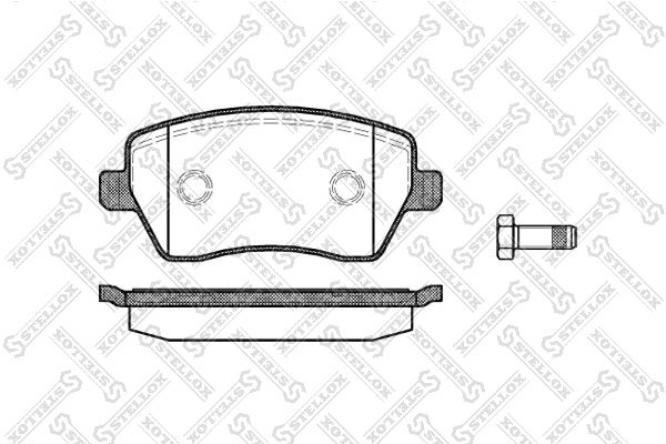 STELLOX 998 000-SX Brake Pad Set, disc brake