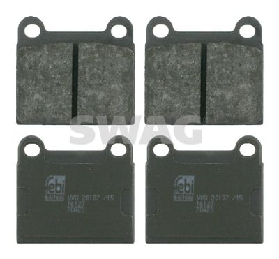 Brake Pad Set, disc brake SWAG 10 91 6127