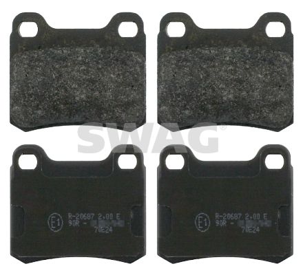 SWAG 10 91 6154 Brake Pad Set, disc brake