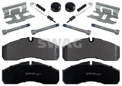 Brake Pad Set, disc brake SWAG 10 91 6821