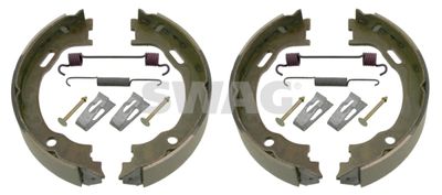 Brake Shoe Set, parking brake SWAG 10 92 3197