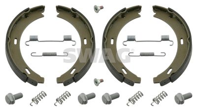 Brake Shoe Set, parking brake SWAG 10 90 2100