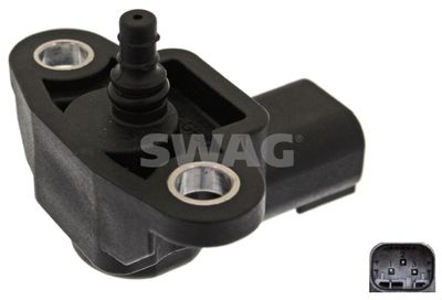 Sensor, boost pressure SWAG 10 94 4466