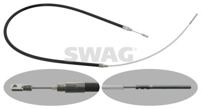 Cable Pull, parking brake SWAG 20 90 1759