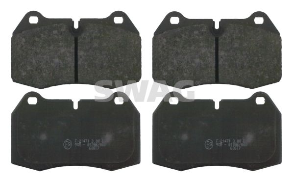 SWAG 20 91 6109 Brake Pad Set, disc brake