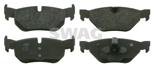 SWAG 20 91 6533 Brake Pad Set, disc brake