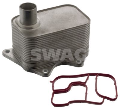 Oil Cooler, engine oil SWAG 30 10 0856