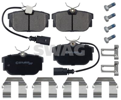 Brake Pad Set, disc brake SWAG 30 91 6408