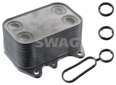 Oil Cooler, engine oil SWAG 30 10 3463