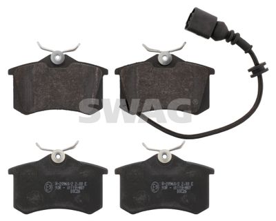 Brake Pad Set, disc brake SWAG 30 91 6639