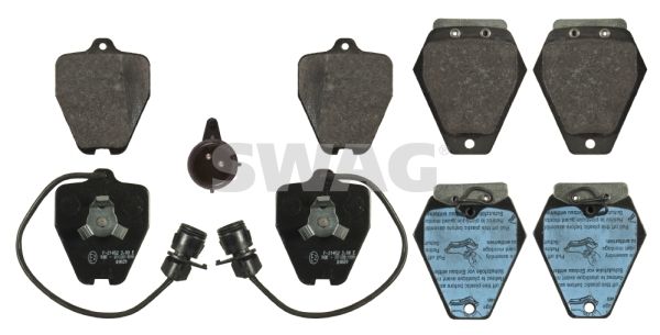 SWAG 32 91 6762 Brake Pad Set, disc brake