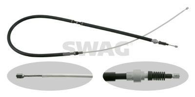 Cable Pull, parking brake SWAG 32 92 2886