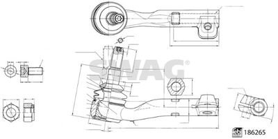 Tie Rod End SWAG 33 11 0334