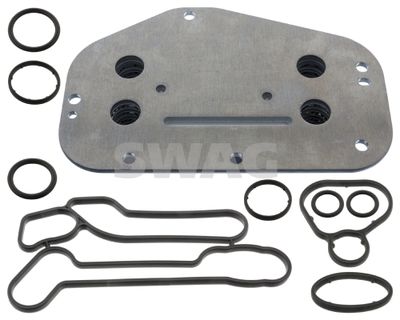 Oil Cooler, engine oil SWAG 40 10 1406