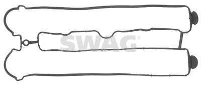 Gasket, cylinder head cover SWAG 40 91 5663