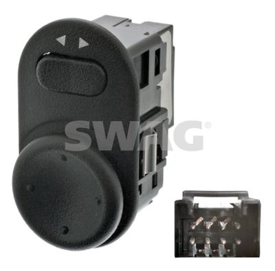 Switch, exterior rearview mirror adjustment SWAG 40 94 0477