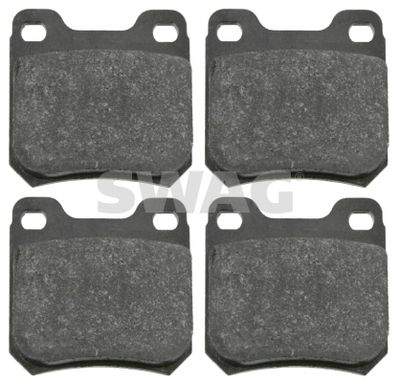 Brake Pad Set, disc brake SWAG 40 91 6155