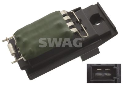 Resistor, interior blower SWAG 50 94 5415