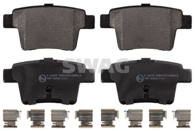 Brake Pad Set, disc brake SWAG 50 91 6571