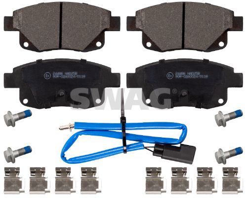 SWAG 50 91 6701 Brake Pad Set, disc brake