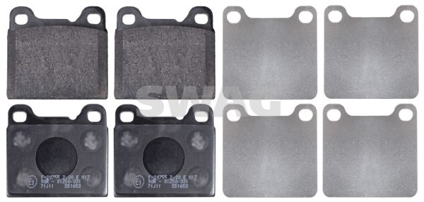 SWAG 55 91 6231 Brake Pad Set, disc brake