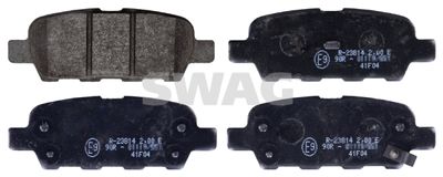 Brake Pad Set, disc brake SWAG 60 11 6198