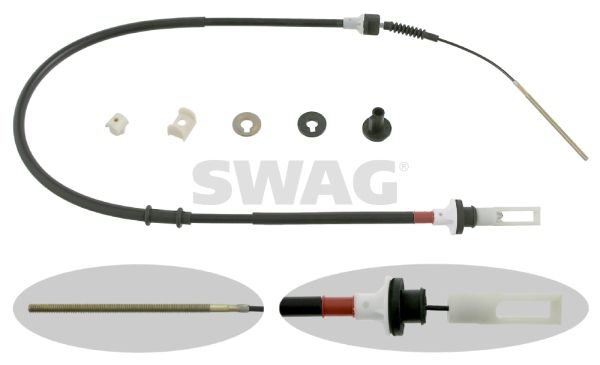 SWAG 70 91 2756 Cable Pull, clutch control