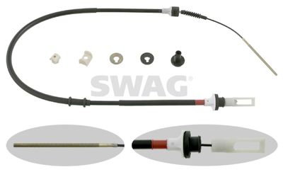 Cable Pull, clutch control SWAG 70 91 2756