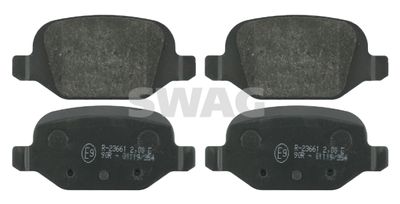 Brake Pad Set, disc brake SWAG 70 91 6370