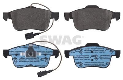 Brake Pad Set, disc brake SWAG 74 91 6847