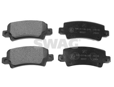 Brake Pad Set, disc brake SWAG 81 91 6577